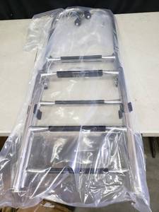 lot 7851 image: Adjustable Metal Pool Ladder