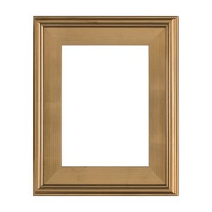 lot 7862 image: Creative Mark Plein Air Wooden Picture Frame Gold 16x20x3