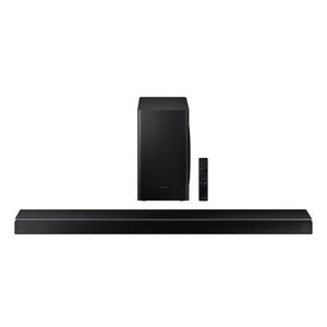 lot 7609 image: Samsung - 5.1-Channel Soundbar with Wireless Subwoofer and Acoustic Beam - Black - Retail $297.99