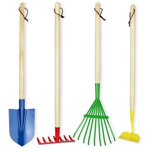 lot 7615 image: Click N Play Kids 4 Piece Big Gardening Tool Set