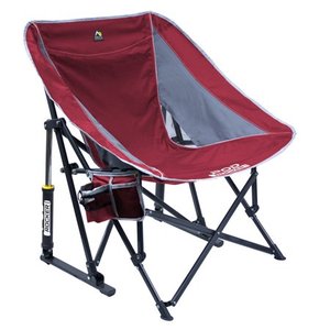lot 7654 image: GCI Outdoor Pod Rocker, Red