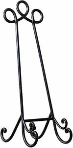 lot 7807 image: Creative Co-Op DE1159 Gray Metal Easel 24H