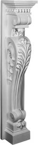lot 7825 image: 8Wx7Dx41.25H Colton Surround Molding Pillar, White