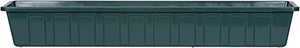 lot 7608 image: 8Dx36Wx6H Inch Green Plastic Planter