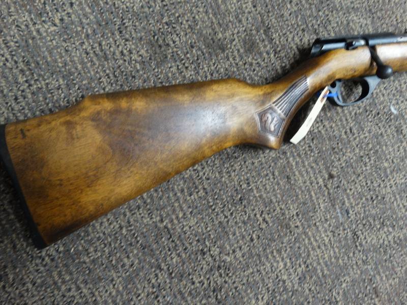 Vintage bolt action .22 caliber rifle- Wood stock- Made in USSR