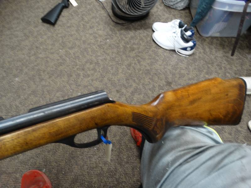 Vintage bolt action .22 caliber rifle- Wood stock- Made in USSR
