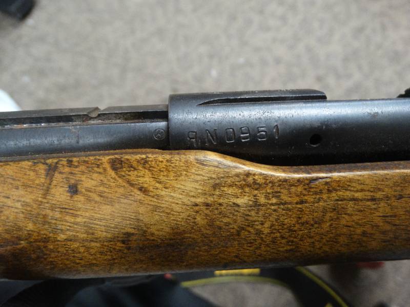Vintage bolt action .22 caliber rifle- Wood stock- Made in USSR