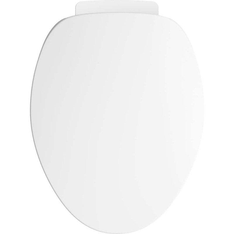 lot 6545 image: KOHLER PureWarmth Elongated Closed Front Toilet Seat in White