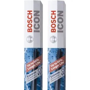 lot 6572 image: Bosch ICON Wiper Blades 26A20A (Set of 2) Fits Acura 19-14 MDX, Ford 14-07 Edge, Toyota 19 Avalon, 18-19 Carmy, Volkswagen 14-09 Routan More, Up to 40% Longer Life, Frustration Free Packaging