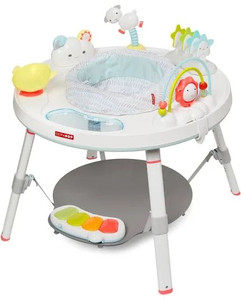 lot 7010 image: Skip Hop Baby Activity Center Interactive Play Center with 3-Stage Grow-with-Me Functionality, 4mo, Silver Lining Cloud