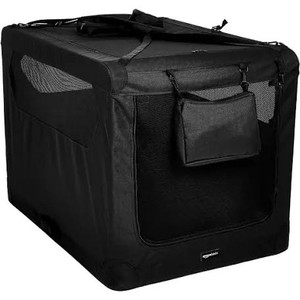 lot 7034 image: Amazonbasics Premium Folding Portable Soft Pet Dog Crate Carrier 42