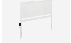 lot 7038 image: AFI Furnishings Madison White Queen Headboard