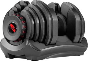 lot 7081 image: Bowflex - SelectTech 1090 Adjustable Dumbbell - Black