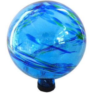 lot 7093 image: Gardener Select GSA16BFG04 Glow N Dark Gazing Globe 10 inch - small blemishcrack