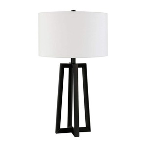 lot 7097 image: Camden&Wells - Helena Table Lamp - Black