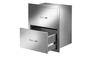 lot 7124 image: Rovsun Outdoor Kitchen Access Drawers