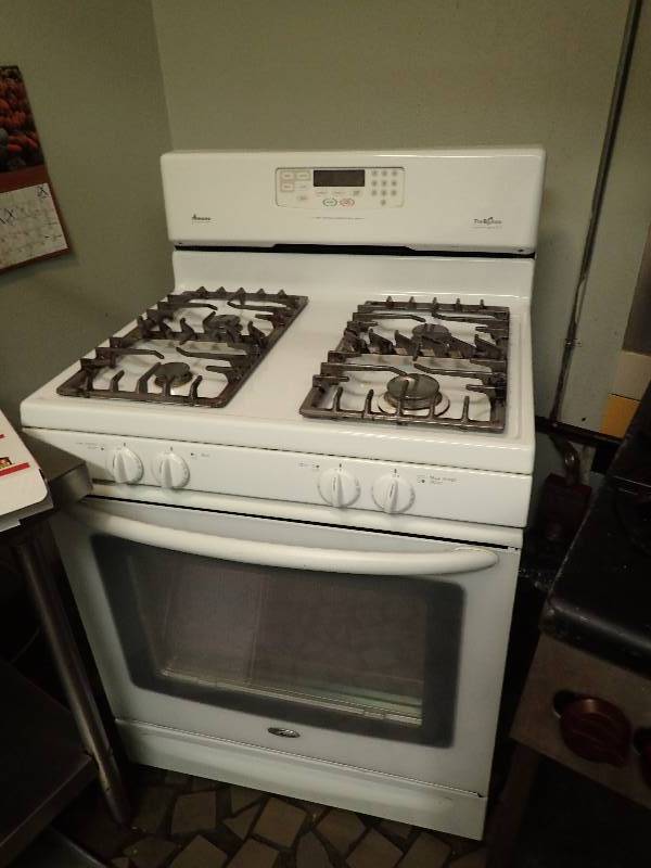 Amana 4 Burner Natural Gas Household Stove Pepper Patch Mexican Grill