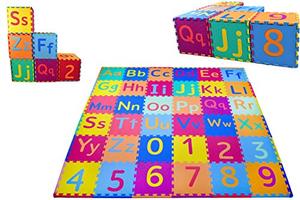 lot 49149 image: Box of KC Cubs Soft & Safe Non-Toxic Childrens Interlocking Multicolor Exercise Puzzle Play Foam Mat