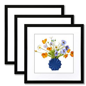 lot 49156 image: 3 - Picture Frames, Black,18x18
