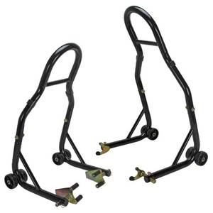 lot 49157 image: Extreme Max Sport Bike Motorcycle Front and Rear Spool-Style Lift Stand