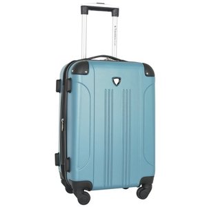 lot 49160 image: Travelers Club Chicago 20in.Hardside Rolling Carry On Luggage,Teal