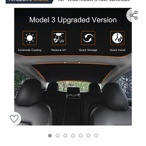 lot 49176 image: Tesla Model 3 Sunshades