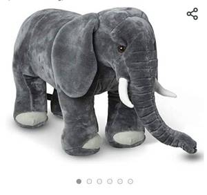 lot 49185 image: Melissa and Doug Giant Stuffed Elephant