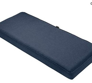 lot 49220 image: Classic Accessories Montlake Water-Resistant 48 x 18 x 3 Inch Outdoor Bench Cushion