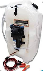lot 49222 image: Jabsco Flat Tank 12V DC Engine Oil Changer System, 3.5 gallon