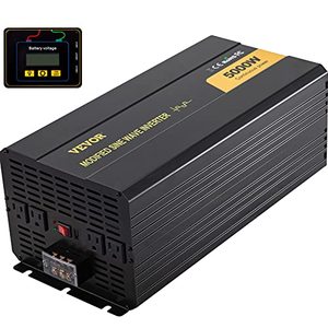 lot 49232 image: VEVOR Power Inverter, 5000W Modified Sine Wave Inverter, DC 12V to AC 120V Car Converter