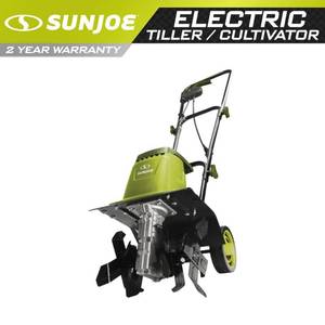 lot 49233 image: Sun Joe Electric Garden TillerCultivator,Green & Black