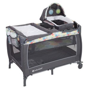 lot 49245 image: Baby Trend Lil Snooze Deluxe II Nursery Center Playard,Funfetti