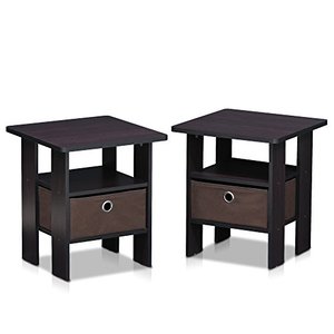 lot 49263 image: Furinno Andrey Night Stand,Set of 2