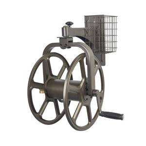 lot 49265 image: Garden Single Arm 125 Navigator Multi-Directional Hose Reel Steel