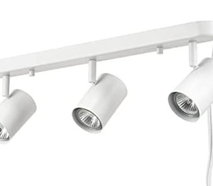 lot 49266 image: Globe Electric 60024 Dale 3-Light Plug-in Track Lighting