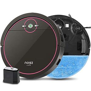 lot 49279 image: Noisz by Ilife s5 Pro Robot Vacuum and Mop, Black