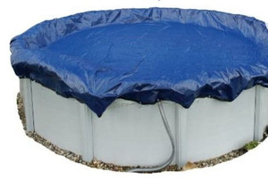 lot 49318 image: Blue Wave 24-ft Round Above Ground Pool Winter Cover