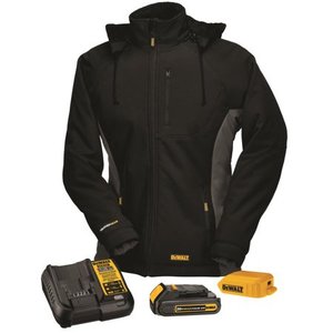 lot 49335 image: Dewalt-XL Hooded Soft Shell Jacket