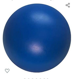 lot 49340 image: Virtually Indestructible Ball For Dogs, 10in., blue