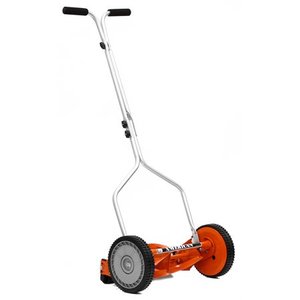 lot 49345 image: American Lawn Mower 14-Inch 4-Blade Push Reel Lawn Mower