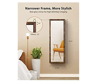 lot 49347 image: Nicetree 6 LEDs Mirror Jewelry Cabinet