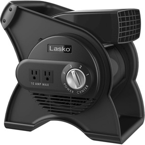 lot 49348 image: Lasko 12in. Pivoting Pro High Velocity Utility Blower Fan with 3 Speeds,Gray