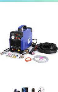 lot 49349 image: 50Amp Non-Touch Pilot Air Plasma Cutter 110V  220V Dual Voltage Inverter DC Digital Display IGBT Portable Cutting Machine
