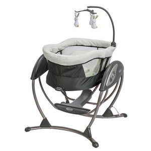 lot 49398 image: Graco DuoGlider Gliding Baby Swing, Rascal