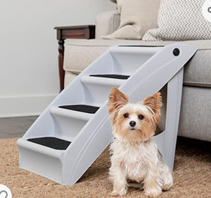 lot 49449 image: PetSafe CozyUp Folding Dog Stairs