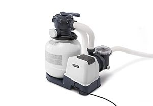 lot 49453 image: INTEX SX2100 Krystal Clear Sand Filter Pump for Above Ground Pools, 12in, Model 26645EG