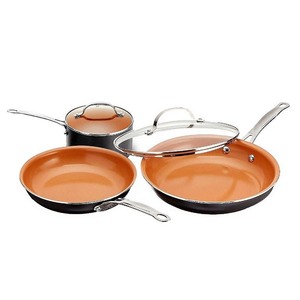 lot 24860 image: Gotham Steel - 5-Pc. Round Cookware Set - Retail $54.84