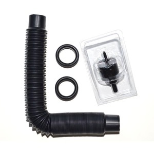 lot 24909 image: Earthminded - Rain Barrel Connector Kit  DIY Parts to Link 2 Rain Water Collection Barrels  Increase Water Storage Capacity Easy to Install - Retail $18.43
