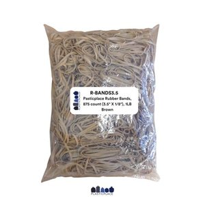 lot 24945 image: Plasticplace Rubber Bands (3.5 x 18)  5 Pound - Retail $12.49