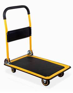 lot 28903 image: MaxWorks 80876- Foldable Platform Truck Push Dolly 330 lb. Weight Capacity